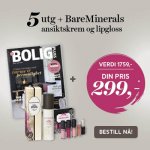 BoligPluss - 5 utg + BareMinerals ansiktskrem og lipgloss.jpg