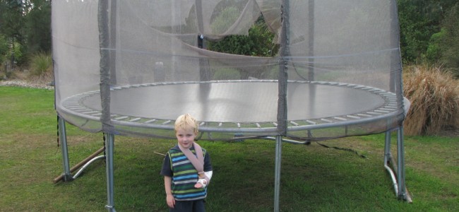 Mange barn kommer til skade på trampolinen